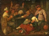 inn with drunken peasants
